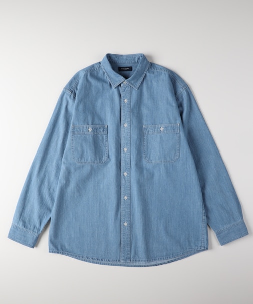 バックナンバー デニムロングスリーブシャツ