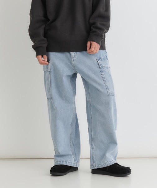 バックナンバー デニムカーゴパンツ