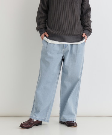 バックナンバー デニムワイドスラックス