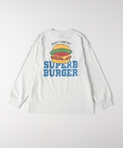 リファービッシュ ビッグシルエットフードプリント長袖Ｔシャツ