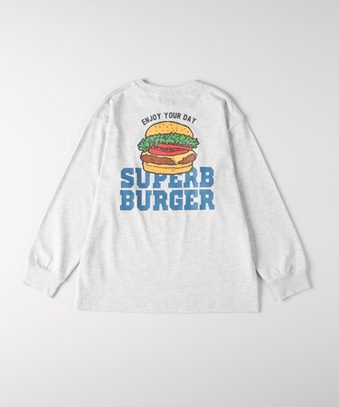 リファービッシュ ビッグシルエットフードプリント長袖Ｔシャツ