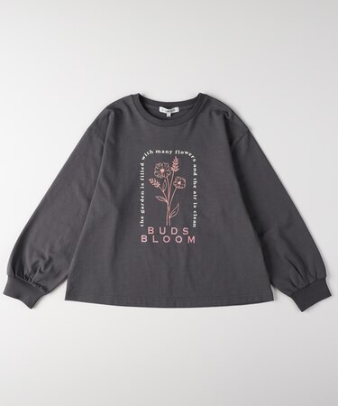 ヴィヴィアンブルー モチーフロゴプリント長袖Ｔシャツ