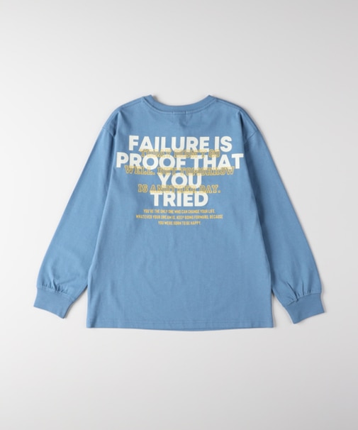 リファービッシュ ビッグシルエットロゴプリント長袖Ｔシャツ