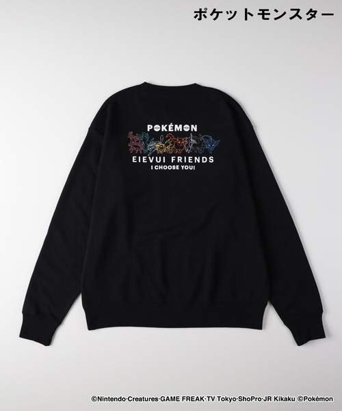 ポケモン 【POKEMON】プリントスウェットプルオーバー｜ライト