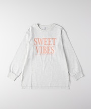 ヴィヴィアンブルー フロントロゴチュニック長袖Ｔシャツ