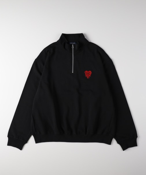 バックナンバー ワンポイントロゴハーフジッププルオーバー