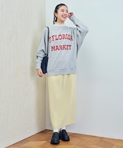 ハニーサックルローズ アシッド加工ロゴスウェットプルオーバー