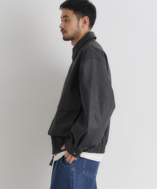 バックナンバー フェイクレザーフライトＪＫＴ