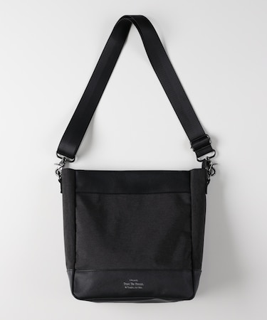 バックナンバー 杢調ポリコンビスクエアショルダーバッグ