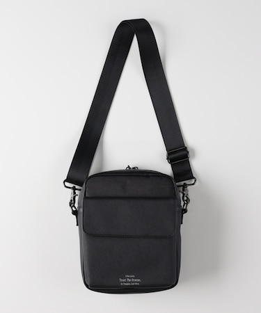 バックナンバー 杢調ポリコンビスクエアミニショルダーバッグ