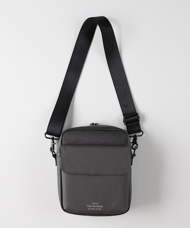 バックナンバー 杢調ポリコンビスクエアミニショルダーバッグ