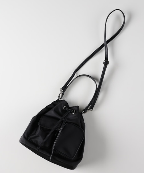 ハニーサックルローズ ツイル巾着ショルダー