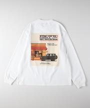 バックナンバー バックアートグラフィックロングスリーブＴシャツ