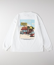 バックナンバー バックアートグラフィックロングスリーブＴシャツ