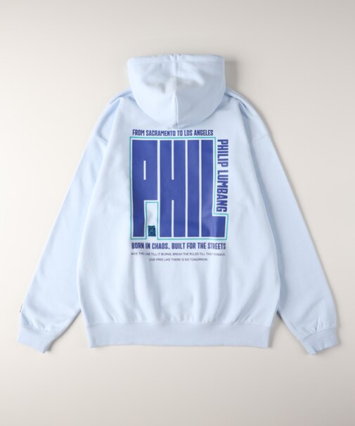 フィリップ・ランバン 「Ｐｈｉｌｉｐ　Ｌｕｍｂａｎｇ」プリントスウェットパーカー