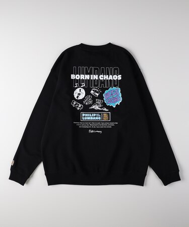 フィリップ・ランバン 「Ｐｈｉｌｉｐ　Ｌｕｍｂａｎｇ」プリントスウェットプルオーバー