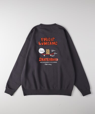 フィリップ・ランバン 「Philip Lumbang」プリントスウェットプルオーバー