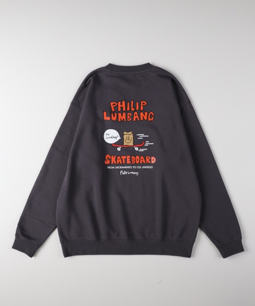 フィリップ・ランバン 「Philip Lumbang」プリントスウェットプルオーバー