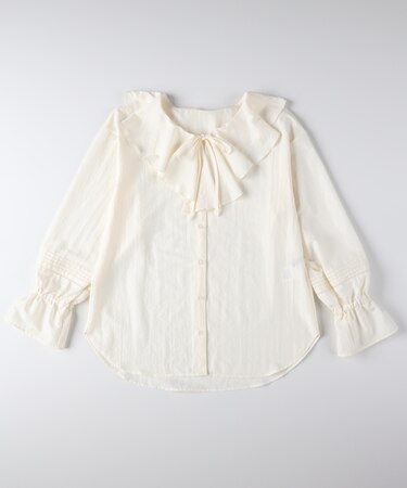 ハニーサックルローズ フリルカラーブラウス