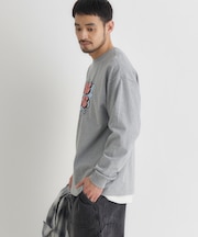 リファービッシュ 発砲プリントロングスリーブＴ