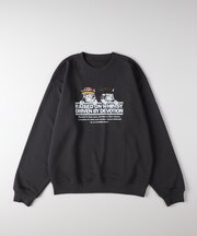 バックナンバー アニマル柄グラフィックスウェットプルオーバー