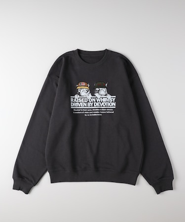 バックナンバー アニマル柄グラフィックスウェットプルオーバー