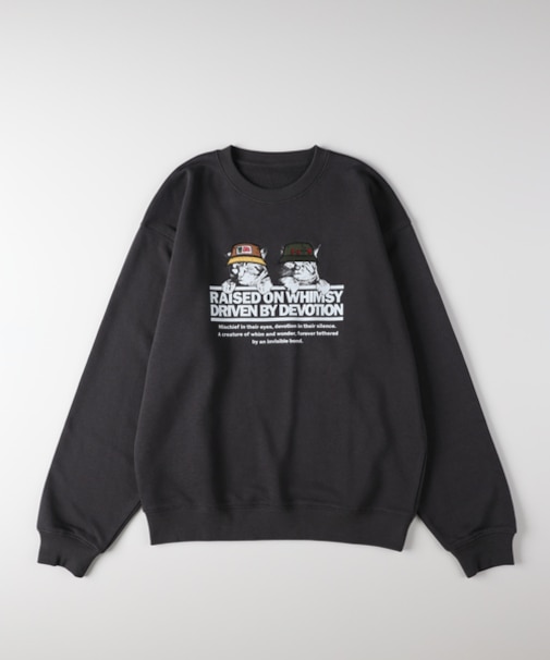 バックナンバー アニマル柄グラフィックスウェットプルオーバー