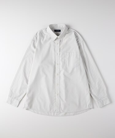 バックナンバー ブロードストライプ長袖シャツ