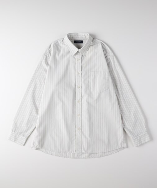 バックナンバー ブロードストライプ長袖シャツ