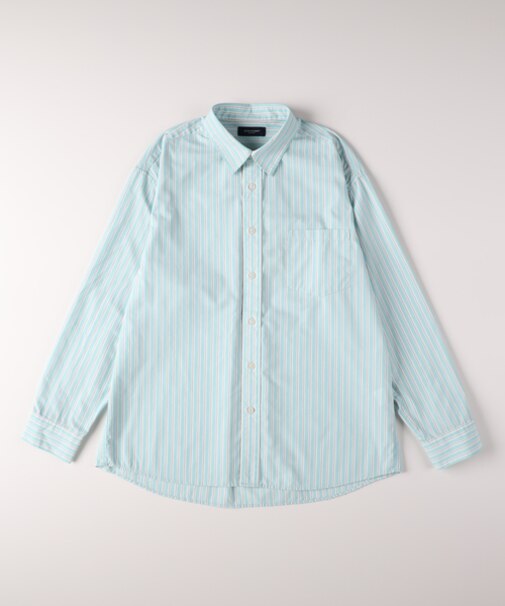 バックナンバー ブロードストライプ長袖シャツ