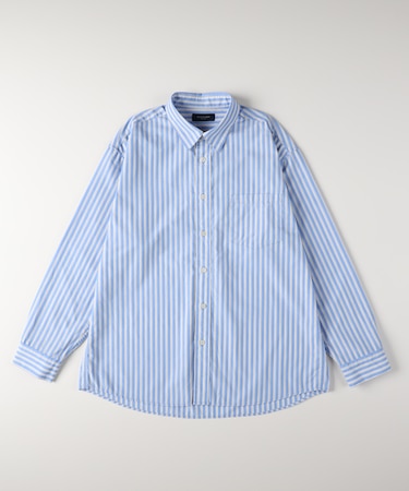 バックナンバー ブロードストライプ長袖シャツ