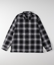 バックナンバー オンブレチェック長袖シャツ