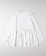 ハニーサックルローズ ドッキングペプラムロングスリーブＴシャツ