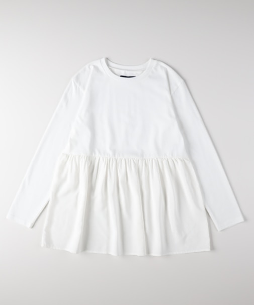 ハニーサックルローズ ドッキングペプラムロングスリーブＴシャツ