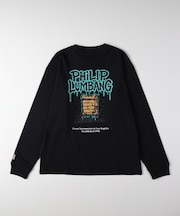 グラフィックプリントロングスリーブＴシャツ