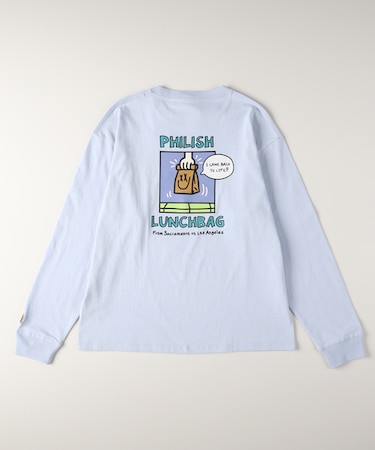 フィリップ・ランバン グラフィックプリントロングスリーブＴシャツ