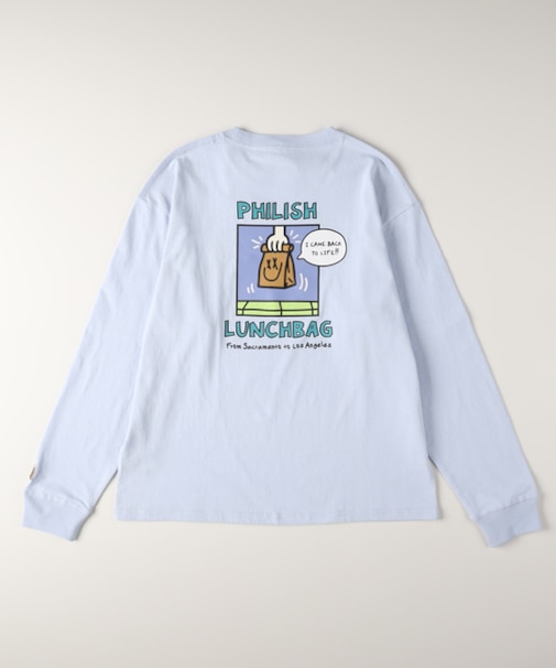 フィリップ・ランバン グラフィックプリントロングスリーブＴシャツ