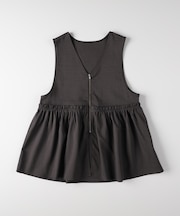 ハニーサックルローズ ペプラムジップジレ