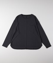 ハニーサックルローズ シアーラウンドヘム長袖Tシャツ