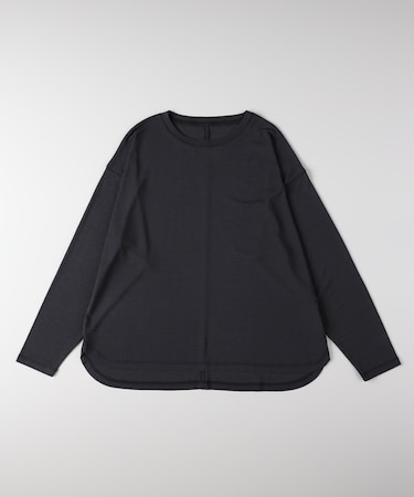 ハニーサックルローズ シアーラウンドヘム長袖Tシャツ