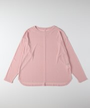 ハニーサックルローズ シアーラウンドヘム長袖Tシャツ