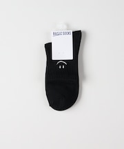ベーシックソックス Qスマイル刺繍ソックス