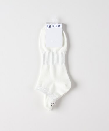 ベーシックソックス Ａスマイル刺繍ソックス