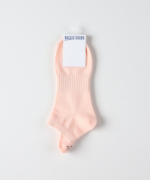 ベーシックソックス Ａスマイル刺繍ソックス