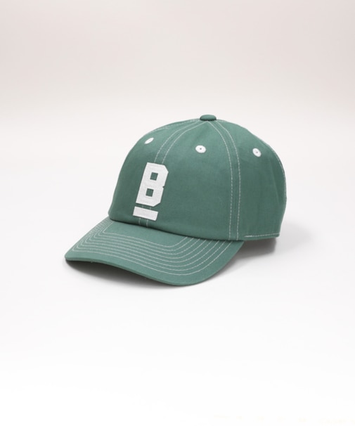 バックナンバー コットンツイル配色ステッチＢロゴキャップ