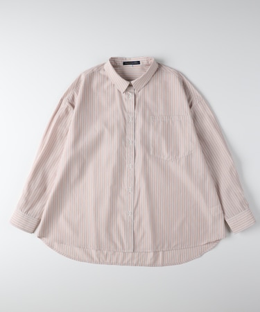 ハニーサックルローズ ストライプビッグシャツ