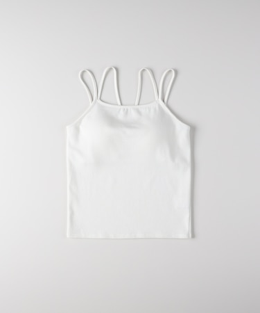 ハニーサックルローズ ふわラクカップ付き２ストラップキャミ