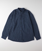 バックナンバー サッカーチェック長袖シャツ