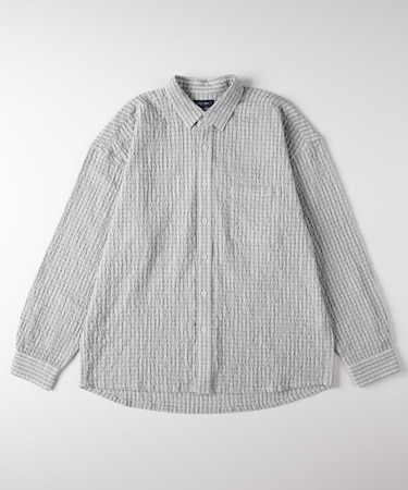 バックナンバー サッカーチェック長袖シャツ