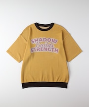 リファービッシュ グラフィックロゴジャガードニットＴシャツ